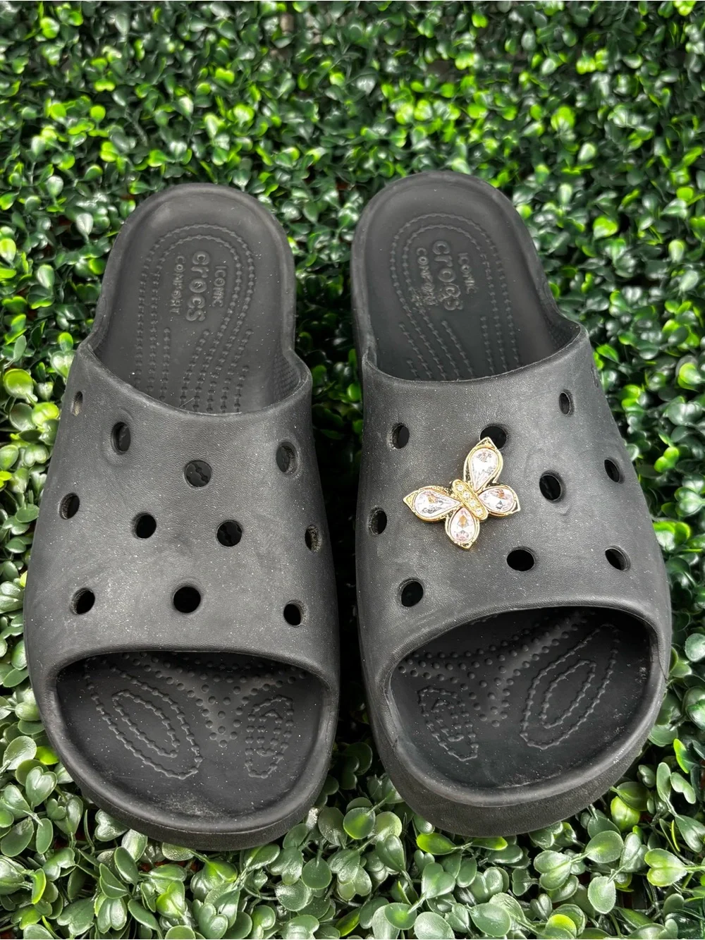 CROCS Black Casual Slip-On Clog